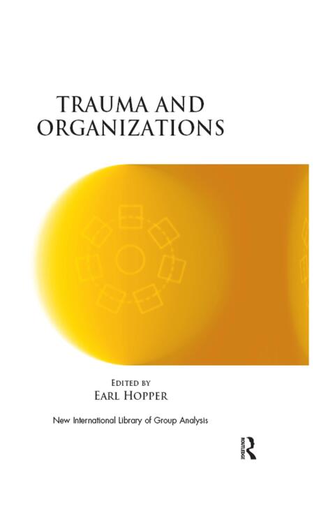 Cover image for book Trauma and Organizations