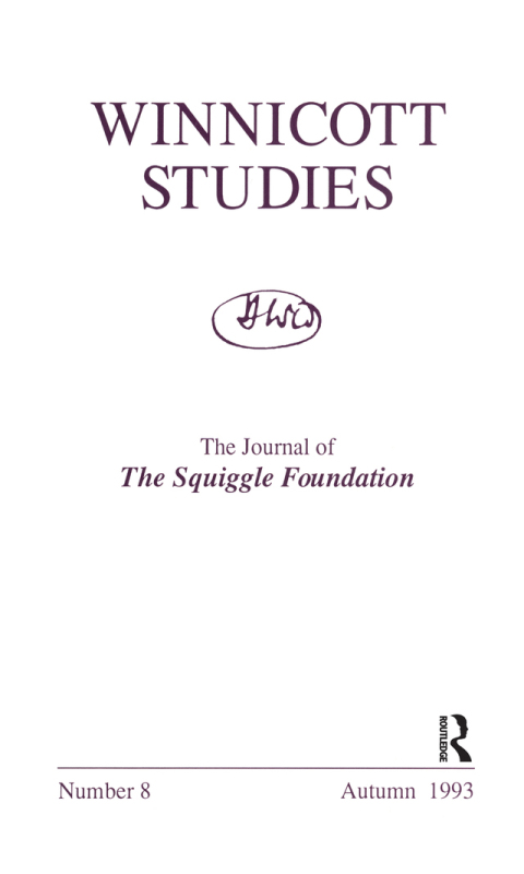 Cover image for book Winnicott Studies. No 8
