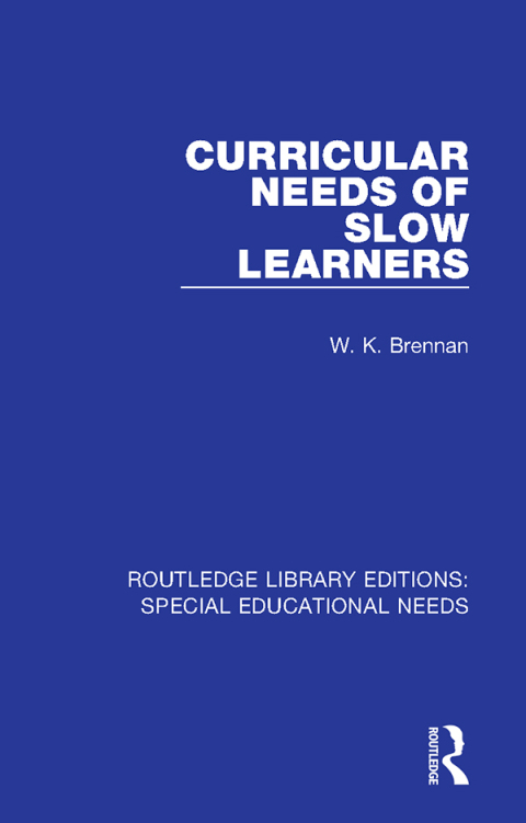 Cover image for book Curricular Needs of Slow Learners