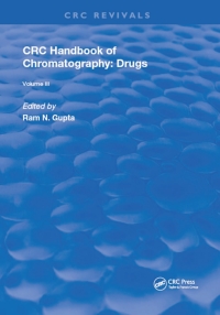 Cover image: CRC Handbook of Chromatography 1st edition 9781138596856
