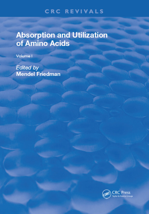 Cover image for book Absorption and Utilization of Amino Acids