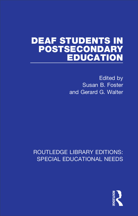 Cover image for book Deaf Students in Postsecondary Education