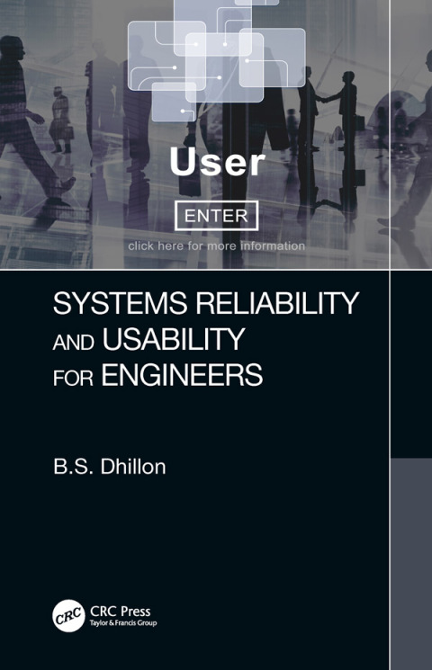 Cover image for book Systems Reliability and Usability for Engineers