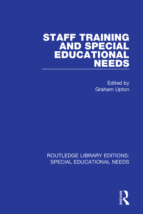 Cover image for book Staff Training and Special Educational Needs