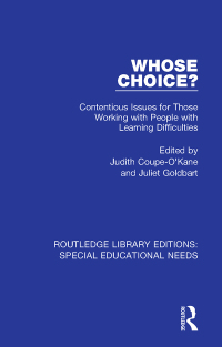 Cover image: Whose Choice? 1st edition 9781138593435