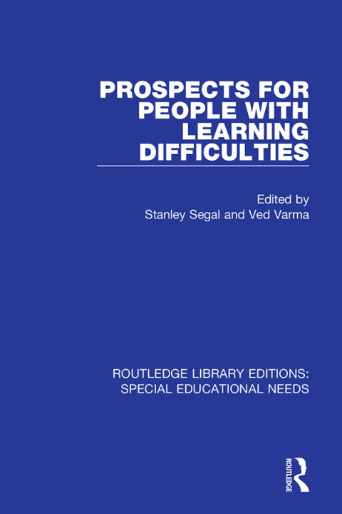 Cover image for book Prospects for People with Learning Difficulties