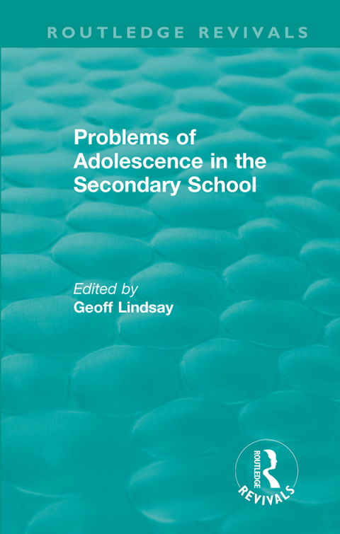Cover image for book Problems of Adolescence in the Secondary School