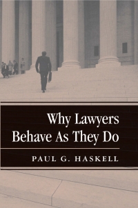 Titelbild: Why Lawyers Behave As They Do 1st edition 9780367313982