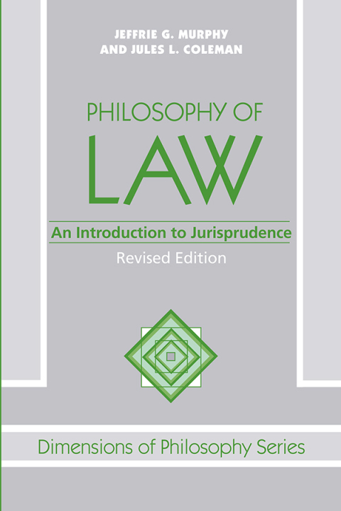 Cover image for book Philosophy Of Law