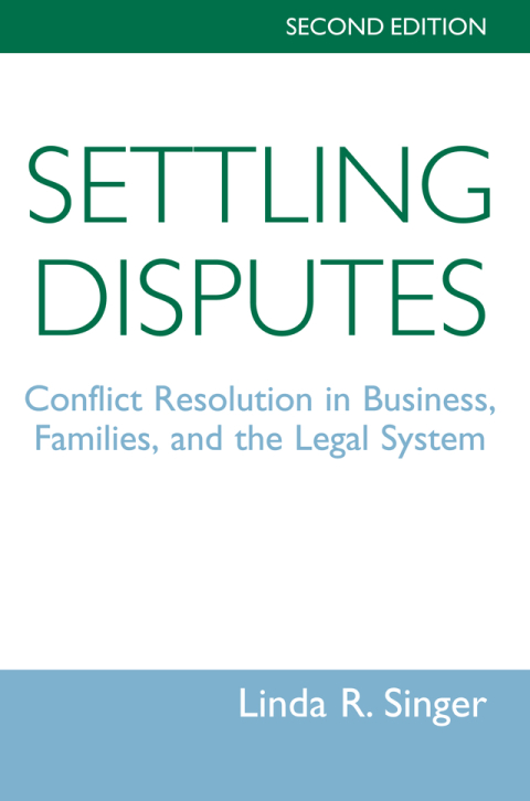 Cover image for book Settling Disputes