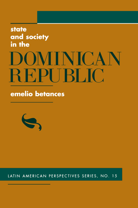 Cover image for book State And Society In The Dominican Republic