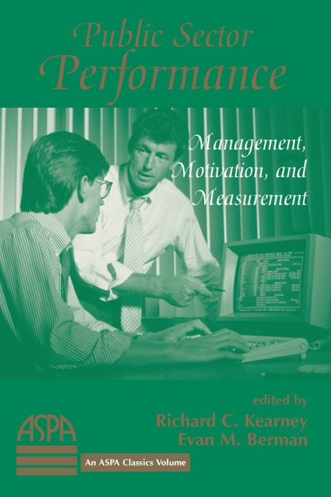 Cover image for book Public Sector Performance