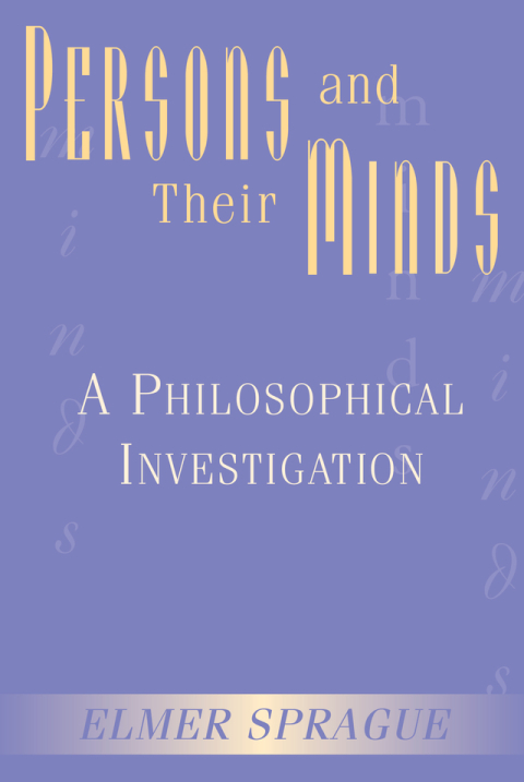 Cover image for book Persons And Their Minds