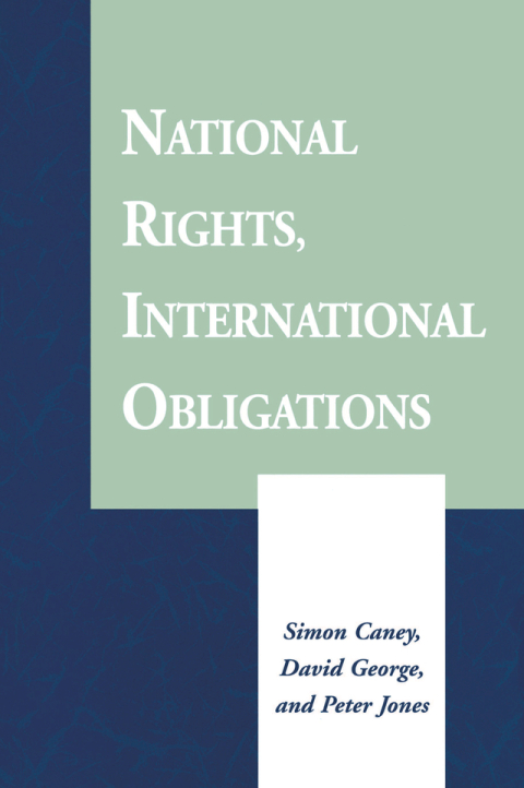 Cover image for book National Rights, International Obligations