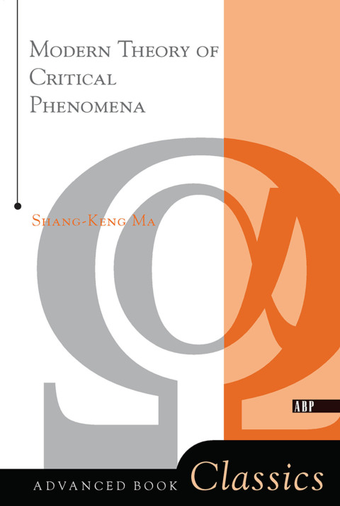 Cover image for book Modern Theory Of Critical Phenomena