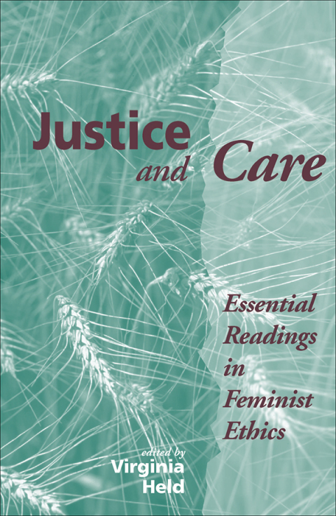 Cover image for book Justice And Care
