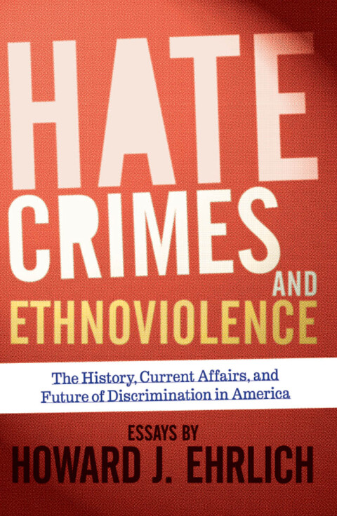 Cover image for book Hate Crimes and Ethnoviolence