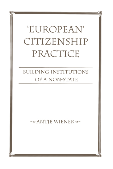 Cover image for book European Citizenship Practice