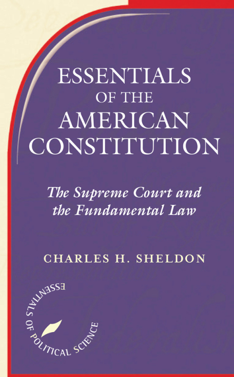 Cover image for book Essentials Of The American Constitution
