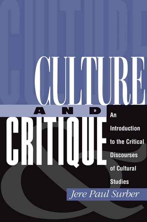 Cover image for book Culture And Critique