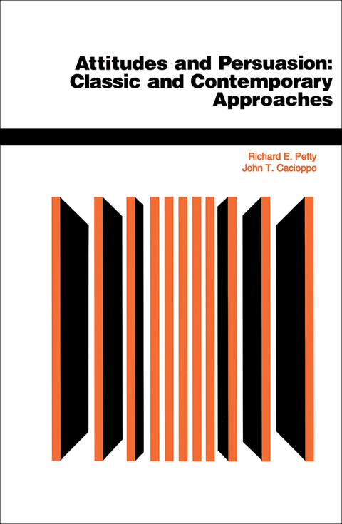 Cover image for book Attitudes And Persuasion