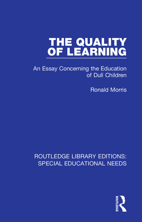 Cover image for book The Quality of Learning
