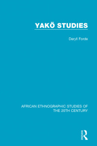 Cover image: Yakö Studies 1st edition 9781138586376
