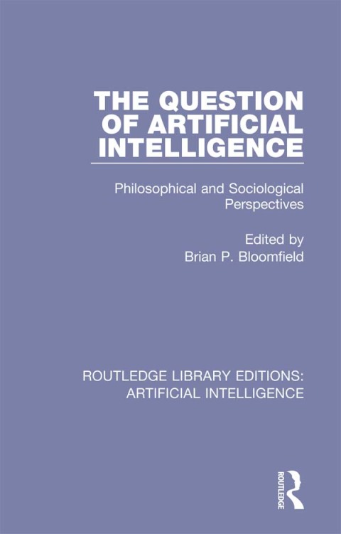 Cover image for book The Question of Artificial Intelligence