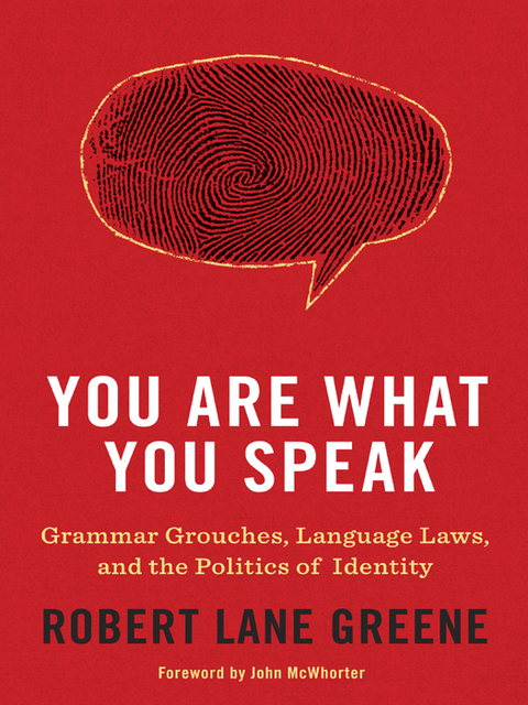 Cover image for book You Are What You Speak