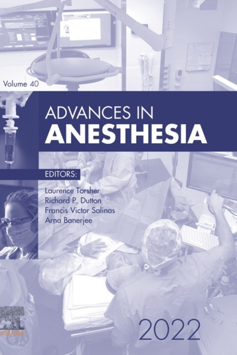 Cover image for book Advances in Anesthesia, 2022