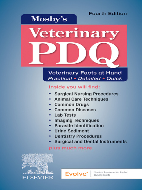Cover image for book Mosby's Veterinary PDQ