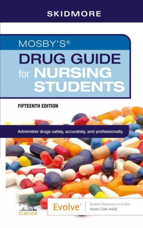 Cover image for book Mosby’s Drug Guide for Nursing Students