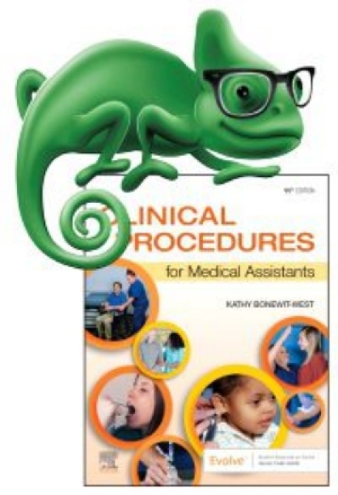 Cover image for book Elsevier Adaptive Quizzing for Clinical Procedures for Medical Assistants