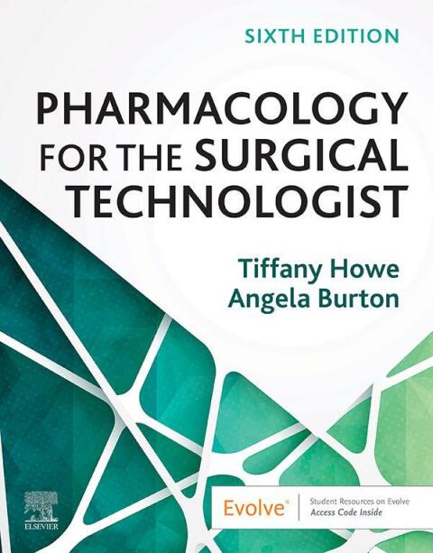 Cover image for book Pharmacology for the Surgical Technologist