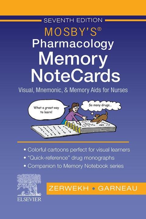 Cover image for book Mosby's Pharmacology Memory NoteCards