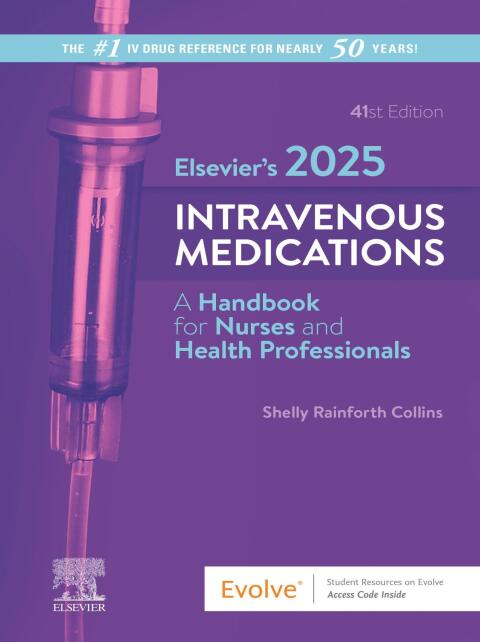 Cover image for book Elsevier’s 2025 Intravenous Medications