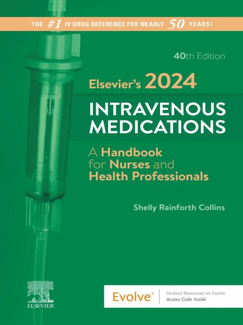 Cover image for book Elsevier’s 2024 Intravenous Medications