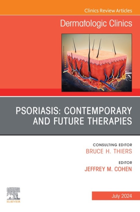 Cover image for book Psoriasis: Contemporary and Future Therapies, An Issue of Dermatologic Clinics
