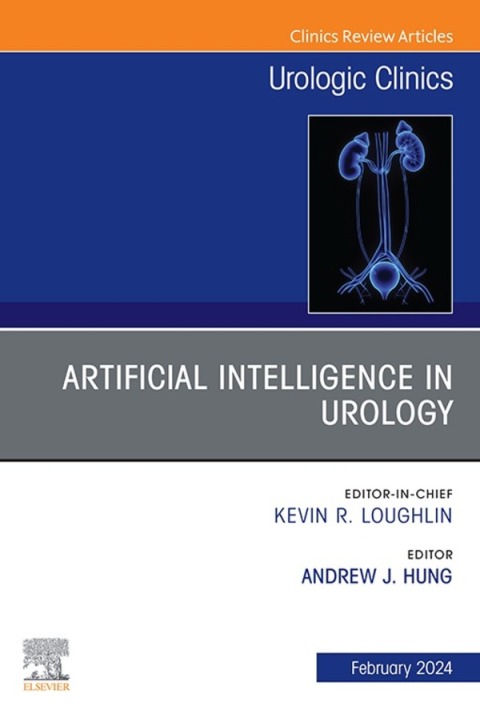 Cover image for book Artificial Intelligence in Urology, An Issue of Urologic Clinics