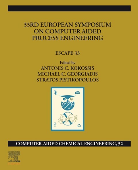 Cover image for book 33rd European Symposium on Computer Aided Process Engineering