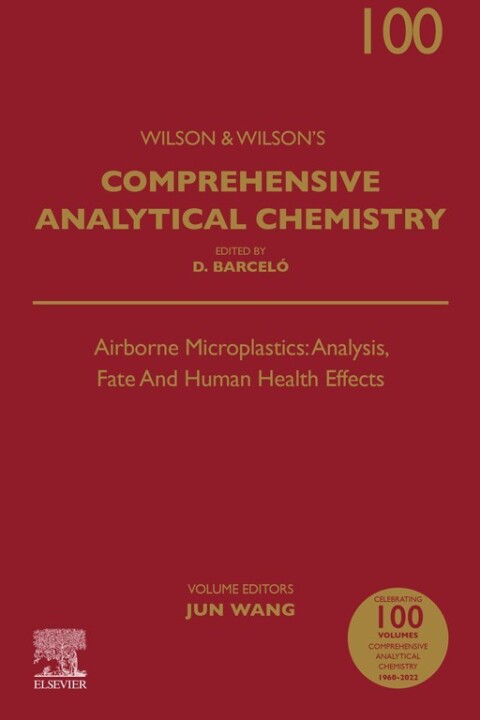 Cover image for book Airborne Microplastics: Analysis, Fate and Human Health Effects