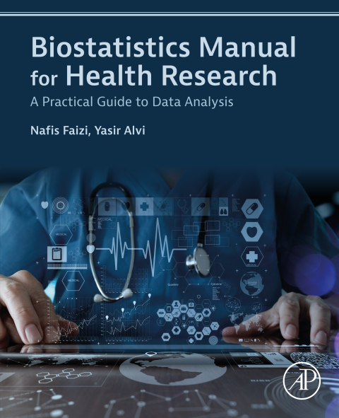 Cover image for book Biostatistics Manual for Health Research