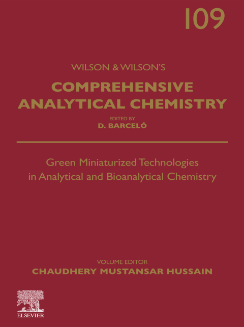 Cover image for book Green Miniaturized Technologies in Analytical and Bioanalytical Chemistry