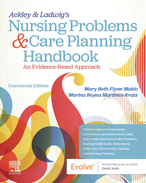 Cover image for book Ackley & Ladwig's Nursing Problems & Care Planning Handbook