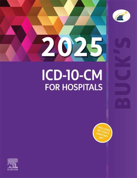 Cover image for book Buck's 2025 ICD-10-CM for Hospitals