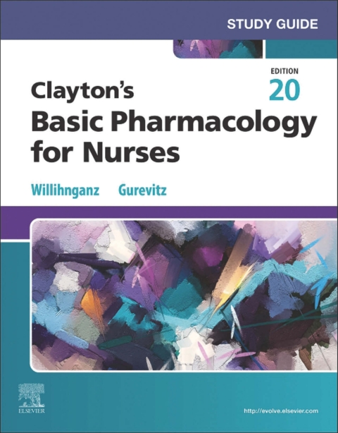 Cover image for book Study Guide for Clayton's Basic Pharmacology for Nurses