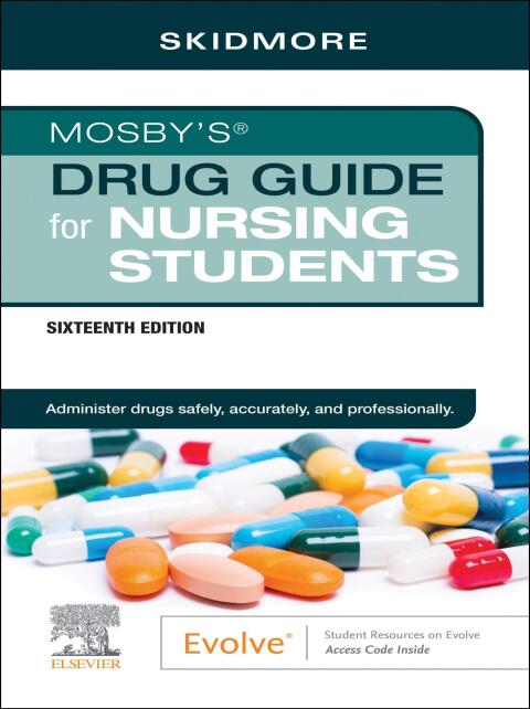 Cover image for book Mosby's Drug Guide for Nursing Students