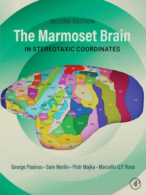 Cover image for book The Marmoset Brain in Stereotaxic Coordinates
