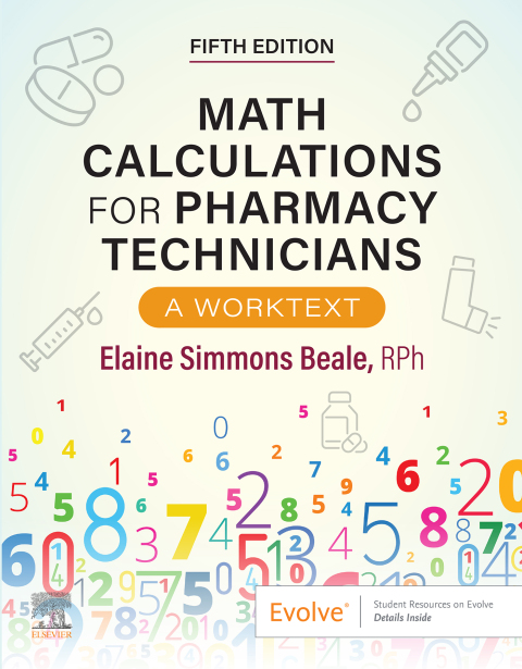 Cover image for book Math Calculations for Pharmacy Technicians - E-Book