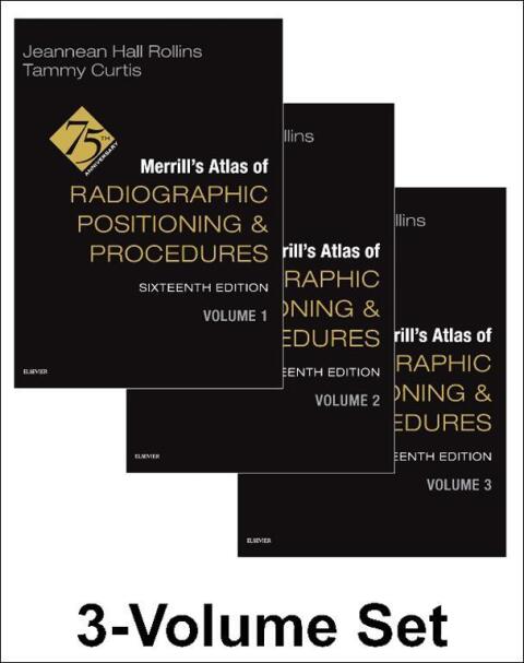 Cover image for book Merrill's Atlas of Radiographic Positioning and Procedures - 3-Volume Set